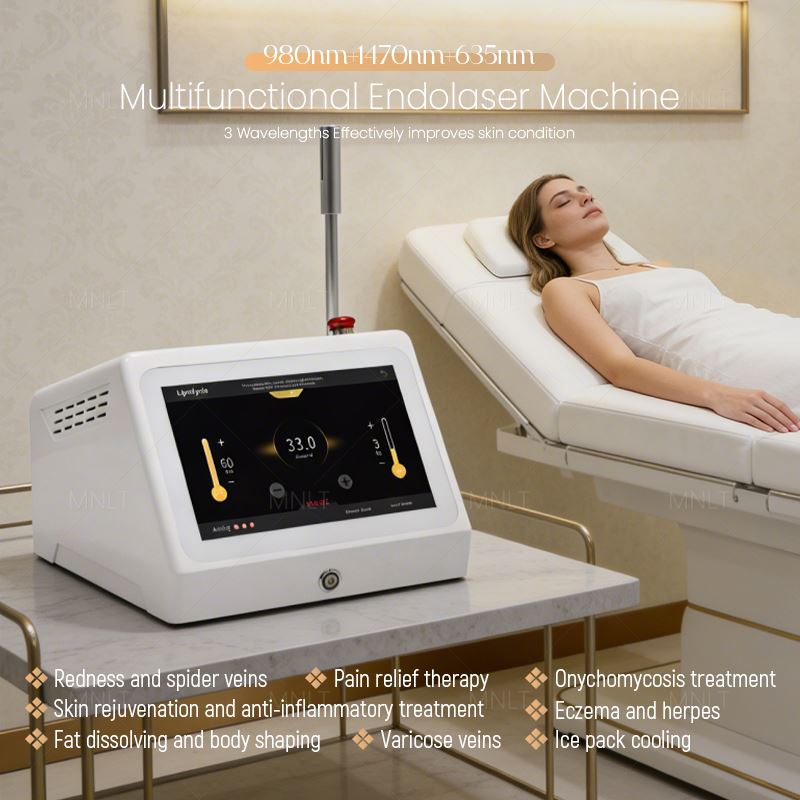 980+1470+635nm Diode Laser Lipolyse Maschinn